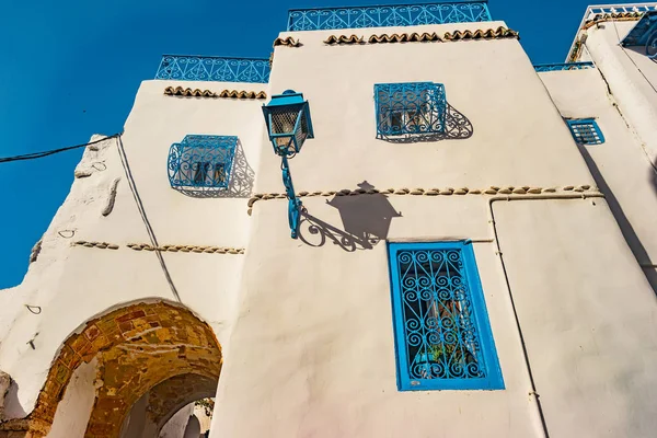 Sidi Bou Said, famouse village with traditional tunisian architecture. — Stock Photo, Image