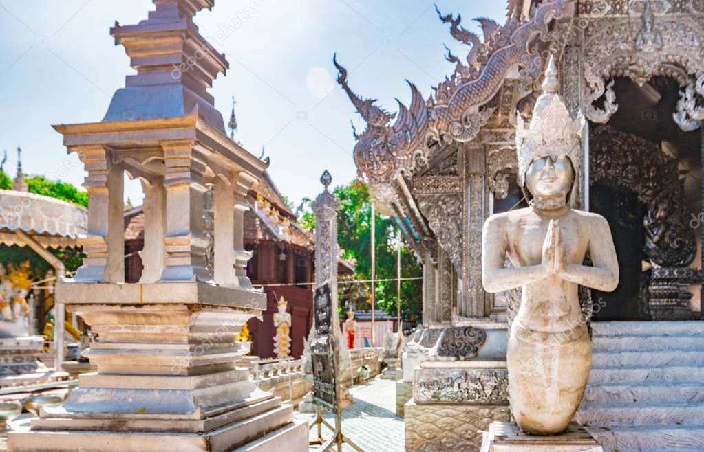 Buddhist temple Chiang Mai, Thailand