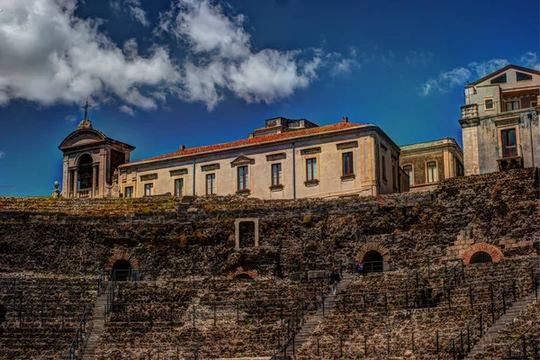 Römisches Theater in Catania — Stockfoto