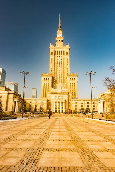 Palazzo della Cultura e della Scienza di Varsavia — Foto Stock