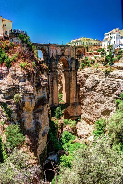 stock image Ronda, Spain, a landscape with the Tajo Gorge