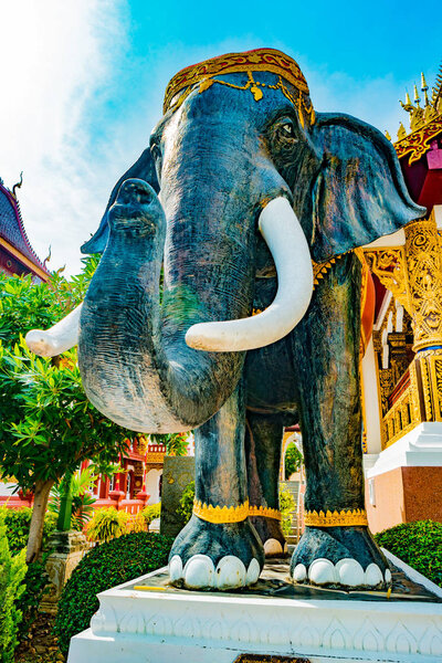 Buddhist temple Chiang Mai, Thailand