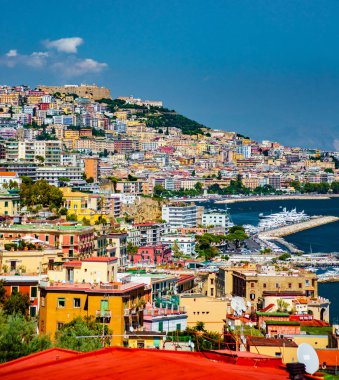 Napoli defne doğal görünümü, İtalya.