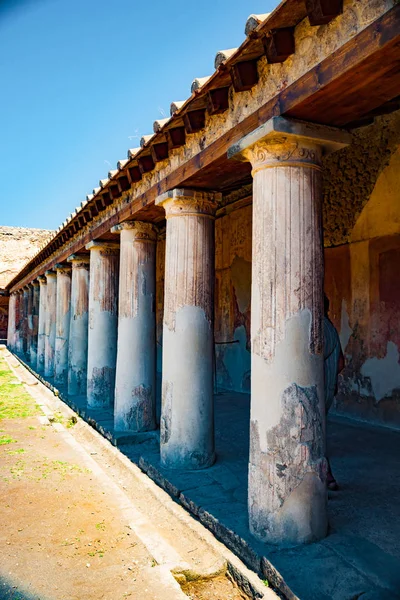 Знаменитое антикварное место Помпеи, недалеко от Феллеса . — стоковое фото