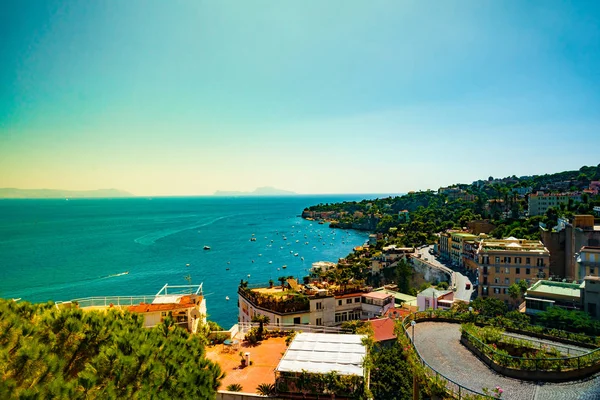 Neapel Bay malerische Aussicht, Italien. — Stockfoto