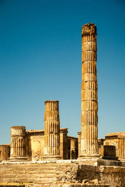 El famoso sitio antiguo de Pompeya, cerca de Nápoles . —  Fotos de Stock