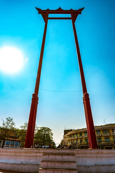 The giant swing, Sao Ching Cha, in Bangkok — Stock Photo, Image