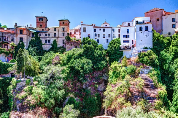 stock image Ronda, Spain, a landscape with the Tajo Gorge