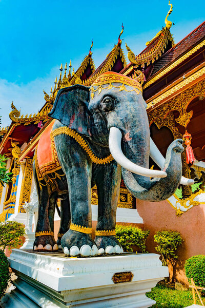 Buddhist temple Chiang Mai, Thailand