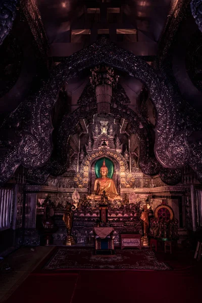 Buddhistický chrám Chiang Mai, Thajsko — Stock fotografie