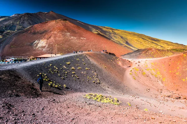 Landschap van Etna vulkaan, Sicilië, Italië. — Stockfoto