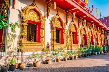Budist tapınağı Chiang Mai, Tayland