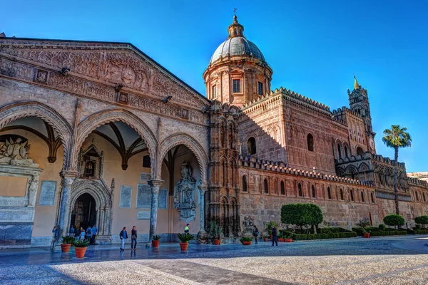 The beautiful cathedral of Palermo, Sicily — Stock Photo, Image