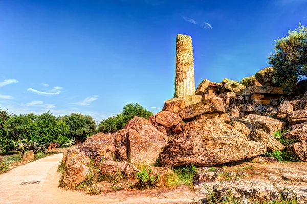 Heracles tempel in de vallei van de tempel — Stockfoto