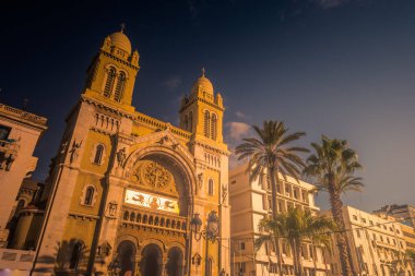 Tunus, Tunus için Katolik Katedrali.