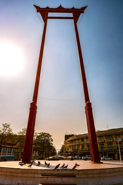 The giant swing, Sao Ching Cha, in Bangkok — Stock Photo, Image