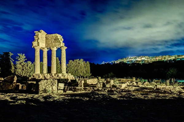 Агридженто, Сицилия. Храм Кастора и Поллукса — стоковое фото