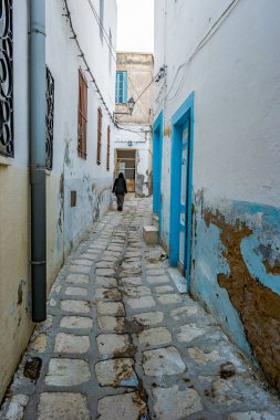 Medine Sousse, Tunus için sokakta.