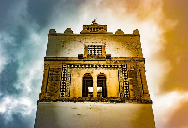 Vista de la Medina y el castillo kasbah en Sousse — Foto de Stock