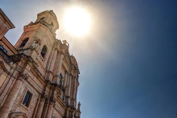 Igreja de São Francisco em Catania, Sicília — Fotografia de Stock