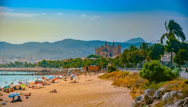 Görünüm beach, Palma de Mallorca