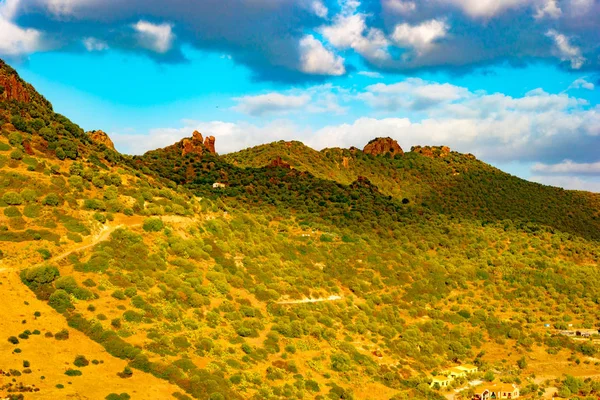 Bosa, város és a tartomány Oristano, Sardinia (comune) — Stock Fotó