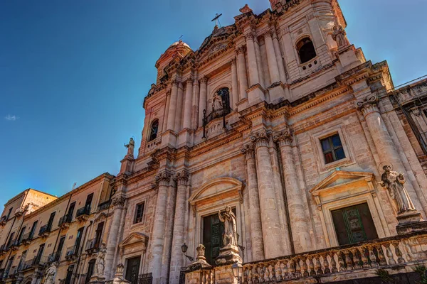 Kyrkan Saint Francis i Catania, Sicilien — Stockfoto