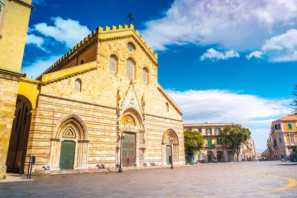 The cathedral of Messina built by the norman king Ruggero II — ストック写真