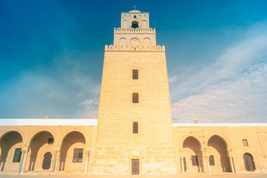 Kayravan Sahra Çölü, Tunus, Afrika Antik büyük Camii