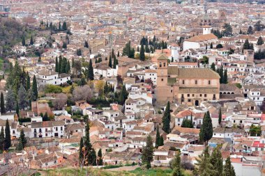 Sacromonte 'den Granada Albayzn manzarası