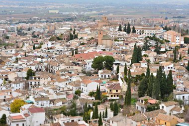 Sacromonte 'den Granada Albayzn manzarası