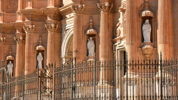 Utsikt Över Den Heliga Kyrkan Katedralen Guadix Granada Spanien — Stockfoto