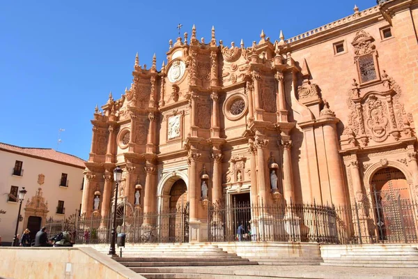 Uitzicht Kathedraal Van Guadix Granada Spanje — Stockfoto