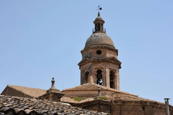 Tower of the Church of the Incarnation of Loja in Granada, Spain