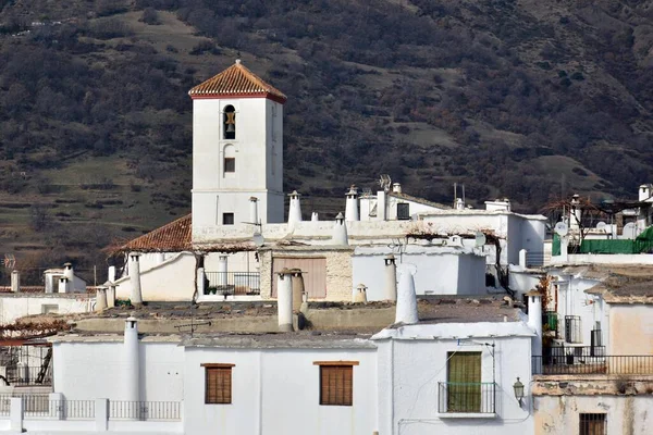 Widok Miasto Capileira Alpujarra Granada Hiszpania — Zdjęcie stockowe