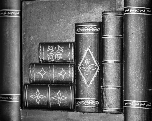 Alte Bücher Bücherregal — Stockfoto