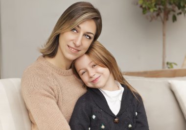 Mutlu anne ve kız