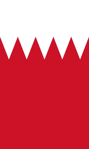 Flag of Bahrain Vertical — Stock Photo, Image