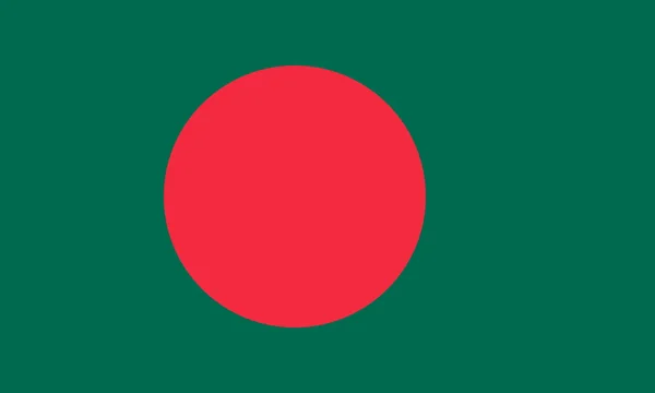 Flag of Bangladesh Horizontal — Stock Photo, Image