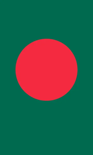 방글라데시 수직의 국기 — 스톡 사진