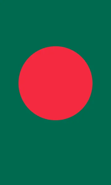 Bendera Vertikal Bangladesh — Stok Foto