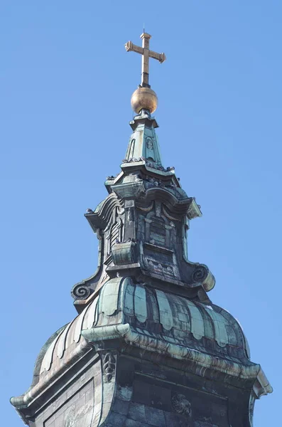 Башня в стиле барокко — стоковое фото