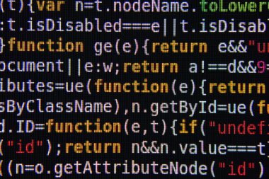 Program kodu ekranda