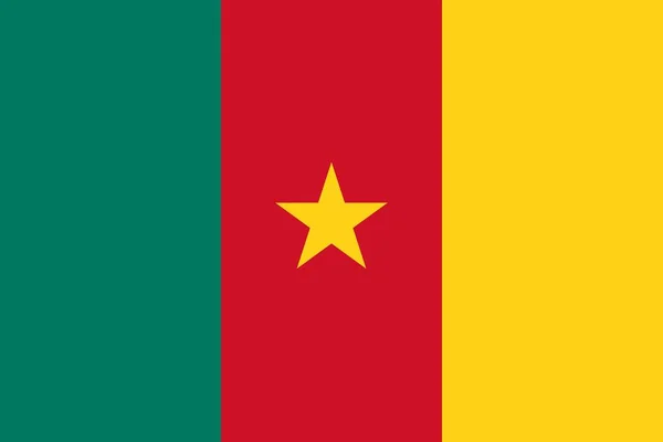 Flag of Cameroon — Stockfoto