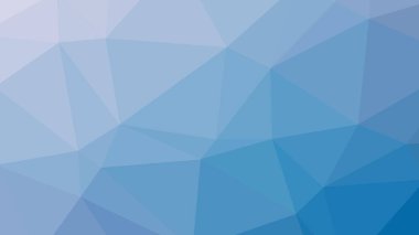 8 k soyut üçgen poligon mavi arka plan