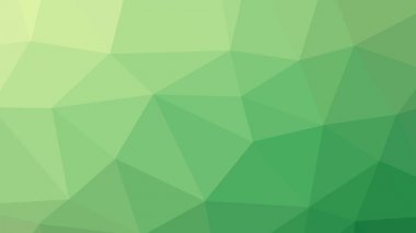 8K Abstract Triangle Polygon Green Background clipart