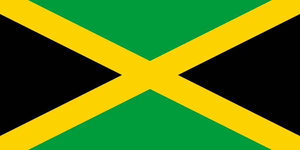 Flag of Jamaica — Stock Photo, Image