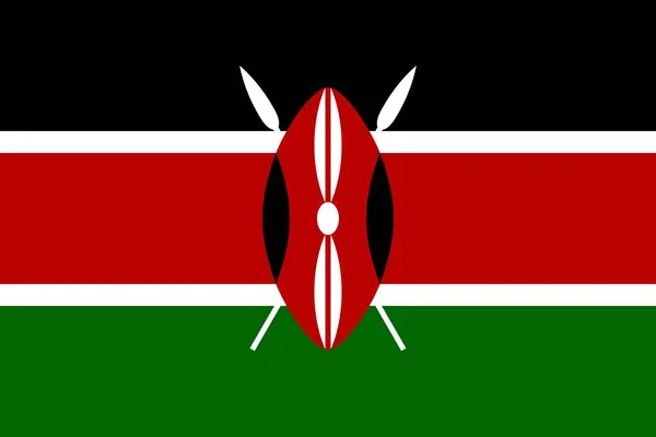 Bandiera del Kenya — Foto Stock