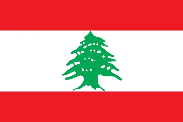 Bendera lebanon — Stok Foto