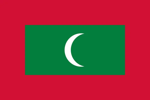 Vlag van de Maldiven — Stockfoto